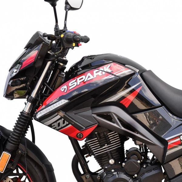 Дорожній мотоцикл Spark SP 200 R-27 Black DTZ11-BLACK фото