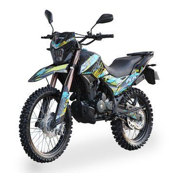 Кроссовый мотоцикл Shineray XY 250GY-6C Желто-Голубой shineray-8-UKRAINE фото