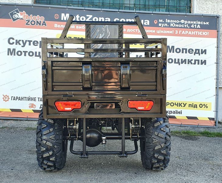 Квадроцикл Hummer 300 4x4. Black. Повнопривідний. Вантажний 120см борт 300 Cargo 120 фото