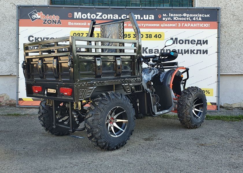 Квадроцикл Hummer 300 4x4. Black. Повнопривідний. Вантажний 120см борт 300 Cargo 120 фото