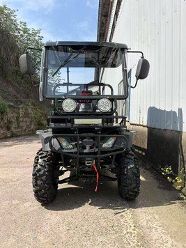 Квадроцикл Hummer 400 4x4. Black. Повнопривідний. Вантажний 180см борт 400 Cargo 180G фото