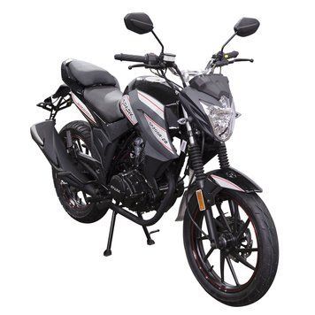 Дорожній мотоцикл Spark SP 200 R-28 Black DTZ10-BLACK фото