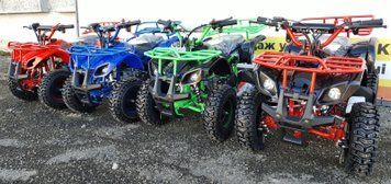 Дитячий квадроцикл ATV 2T Hammer Mini 65 Black-red 652511 фото