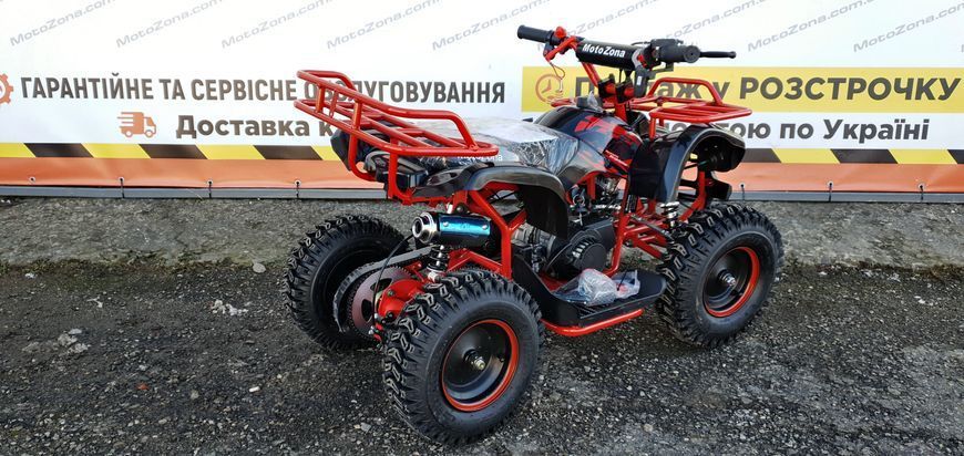 Детский квадроцикл ATV 2T Hammer Mini 65 Black-red 652511 фото