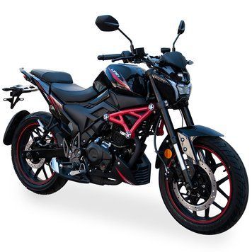 Дорожный мотоцикл Lifan SR 200 (LF200-10M) Black lifan-lf200-10m-black фото
